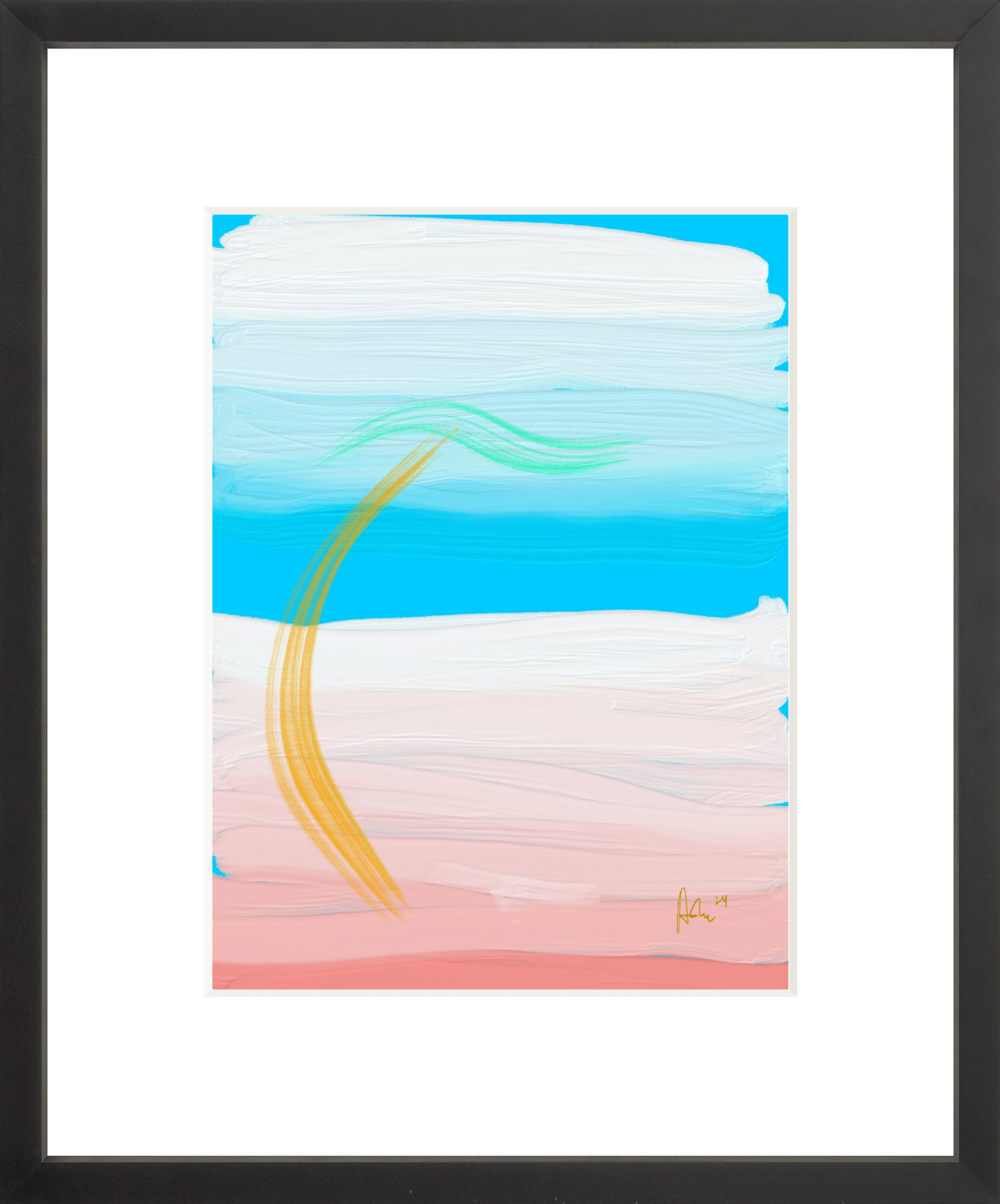 "Here and Now" Framed Print - 11" x 14.625" - The Flourish Shop