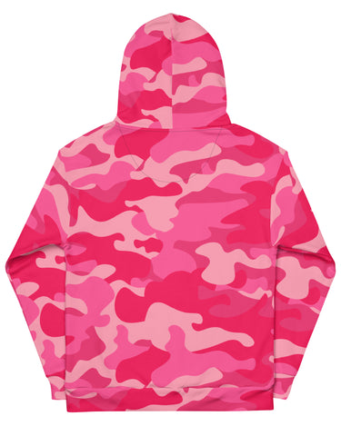 "Flourish." Unisex Hoodie - Pink Camouflage - The Flourish Shop