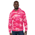 "Flourish." Unisex Hoodie - Pink Camouflage - The Flourish Shop