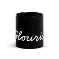 I. Flourish. Black Glossy Mug - The Flourish Shop