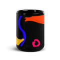 "January Dance" Black Glossy Mug - The Flourish Shop