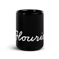 I. Flourish. Black Glossy Mug - The Flourish Shop