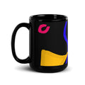 "January Dance" Black Glossy Mug - The Flourish Shop