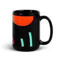 "January Dance" Black Glossy Mug - The Flourish Shop