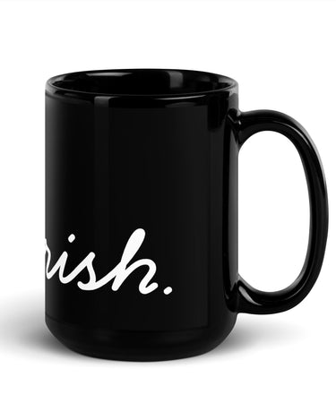 I. Flourish. Black Glossy Mug - The Flourish Shop