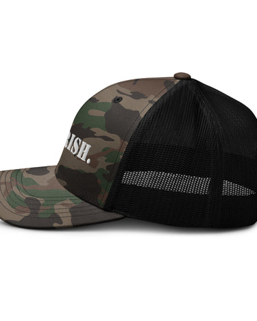 "Flourish." Camouflage Trucker Hat - The Flourish Shop