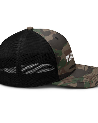 "Flourish." Camouflage Trucker Hat - The Flourish Shop