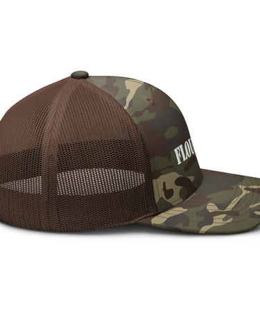 "Flourish." Camouflage Trucker Hat - The Flourish Shop