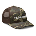 "Flourish." Camouflage Trucker Hat - The Flourish Shop