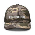 "Flourish." Camouflage Trucker Hat - The Flourish Shop