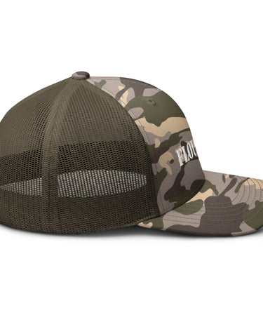 "Flourish." Camouflage Trucker Hat - The Flourish Shop