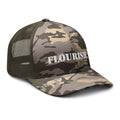 "Flourish." Camouflage Trucker Hat - The Flourish Shop