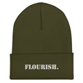 "Flourish." Cuffed Beanie - The Flourish Shop