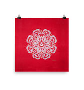 "Red Elephant" Poster - The Flourish Shop