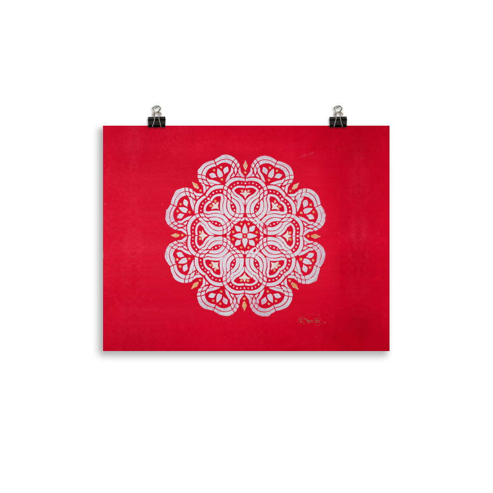 "Red Elephant" Poster - The Flourish Shop