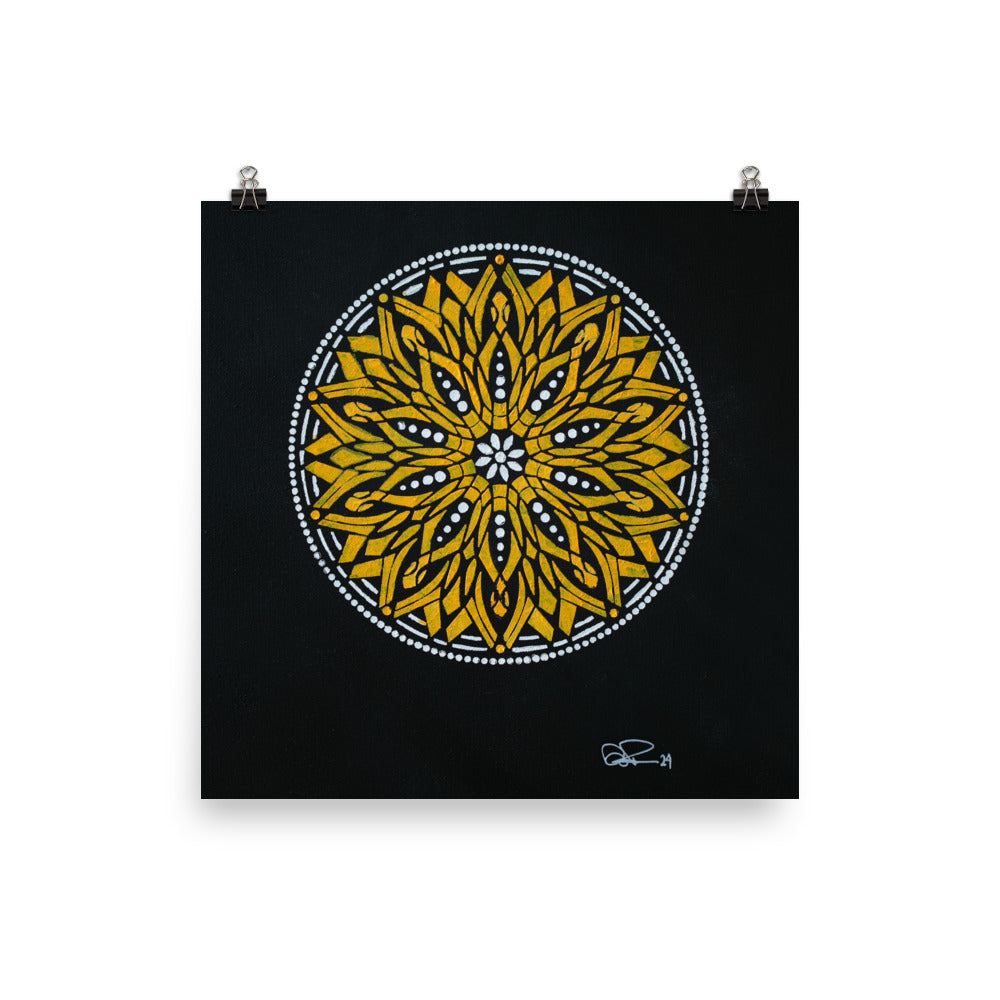 "Mandala Morning" Poster - The Flourish Shop