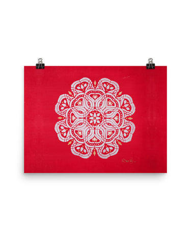 "Red Elephant" Poster - The Flourish Shop