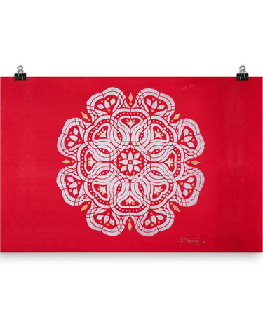 "Red Elephant" Poster - The Flourish Shop