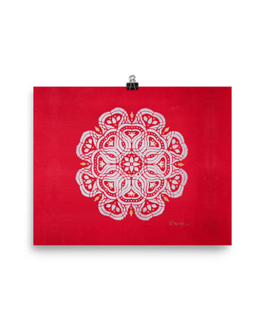 "Red Elephant" Poster - The Flourish Shop