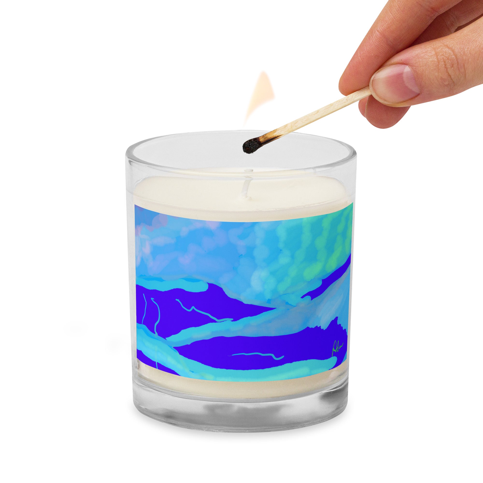 "Alaska" Glass Jar Soy Wax Candle - The Flourish Shop