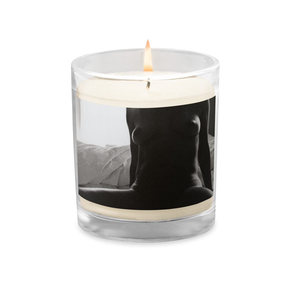 "Silver Female" Glass Jar Soy Wax Candle - The Flourish Shop