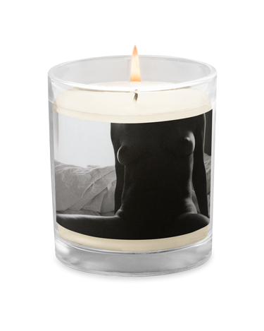 "Silver Female" Glass Jar Soy Wax Candle - The Flourish Shop