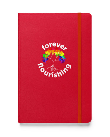 "Forever Flourishing" Tree of Life Hardcover Bound Notebook - Dark - The Flourish Shop