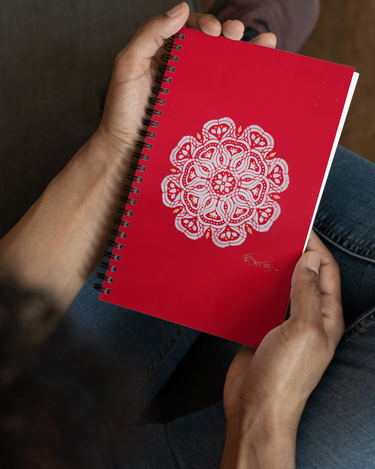 "Red Elepant" Spiral Notebook - The Flourish Shop