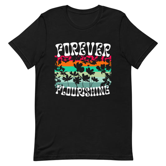 "Forever Flourishing" Beachcomber Unisex T-Shirt - Dark