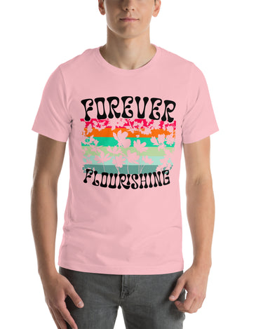 "Forever Flourishing" Beachcomber Unisex T-Shirt - Light - The Flourish Shop