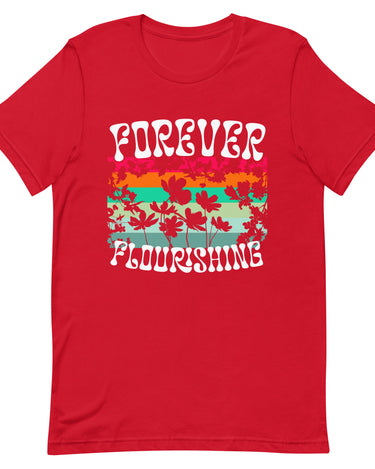 "Forever Flourishing" Beachcomber Unisex T-Shirt - Dark - The Flourish Shop