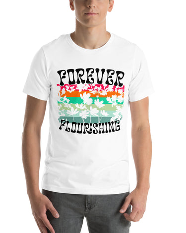 "Forever Flourishing" Beachcomber Unisex T-Shirt - Light - The Flourish Shop