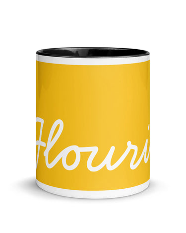 I. Flourish. Mug with Color Inside - The Flourish Shop