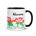 "Always Flourishing" Mug with Color Inside - The Flourish Shop