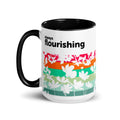 "Always Flourishing" Mug with Color Inside - The Flourish Shop