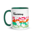 "Always Flourishing" Mug with Color Inside - The Flourish Shop