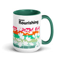 "Always Flourishing" Mug with Color Inside - The Flourish Shop