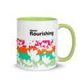 "Always Flourishing" Mug with Color Inside - The Flourish Shop