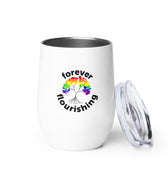 "Forever Flourishing" Tree of Life Wine tumbler - The Flourish Shop