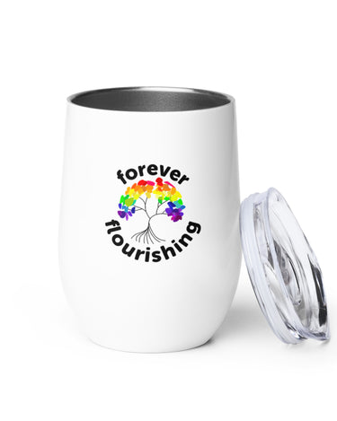 "Forever Flourishing" Tree of Life Wine tumbler - The Flourish Shop