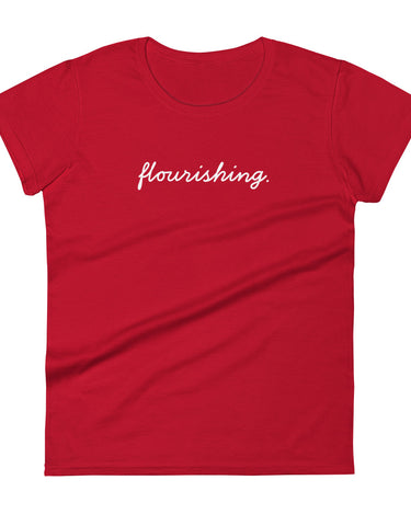 Flourishing Women's Short Sleeve T-Shirt - Dark - The Flourish Shop